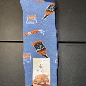 BRAND NEW Panama Jack Whiskey Men Socks 2 Pairs Size 8-12 Blue Cigar